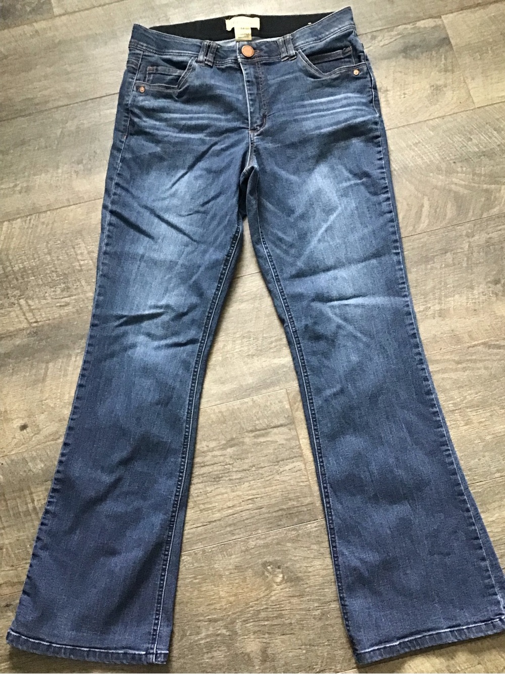 Democracy “AB” technology Women's Dark Blue Flare Jeans